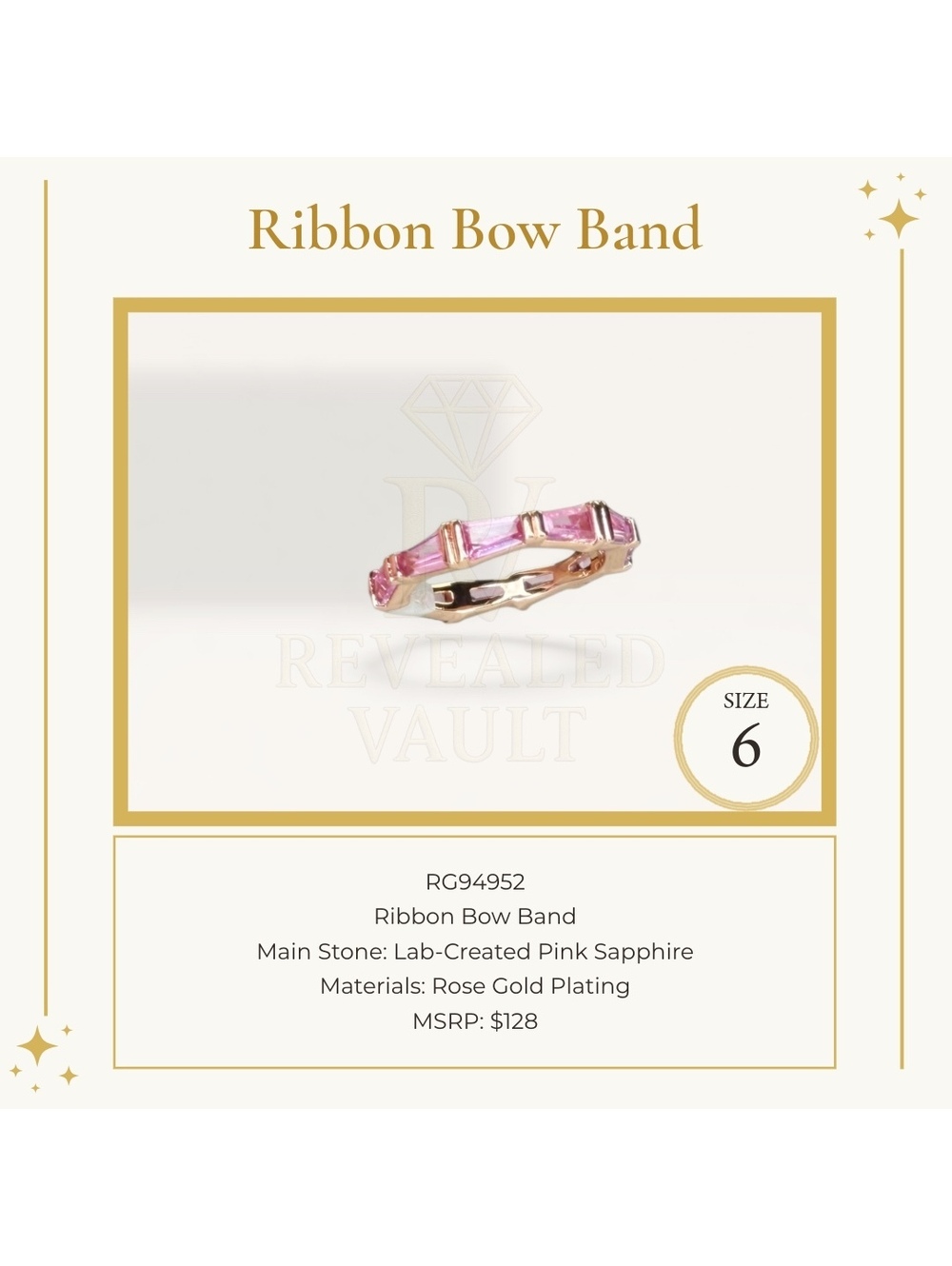 Ribbon Bow Band- Size 6 - OG